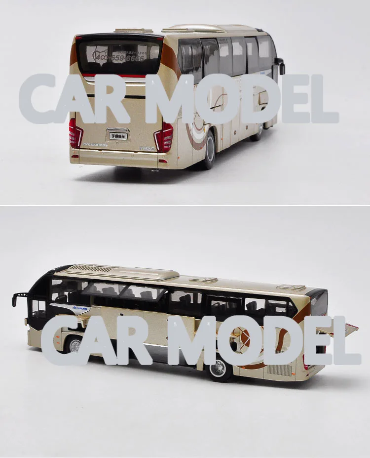 1:43 Масштаб сплава игрушечные транспортные средства yutong ZK6128HQB автобус автомобиль модель детских игрушечных автомобилей авторизованный игрушки для детей