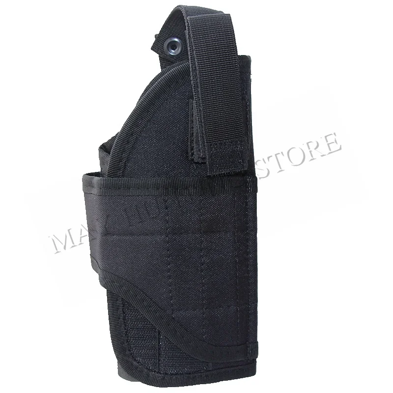 Black Для M9 USP 1911 P226 P220 пистолет случае военная Униформа Регулируемая Airsoft Сумка для охоты MOLLE вертикальные тактический жилет кобура для пистолета - Цвет: Black
