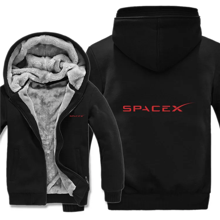 Space X толстовки мужские модные пальто пуловер шерстяная куртка с подкладкой космические X толстовки с капюшоном HS-063 - Цвет: as picture