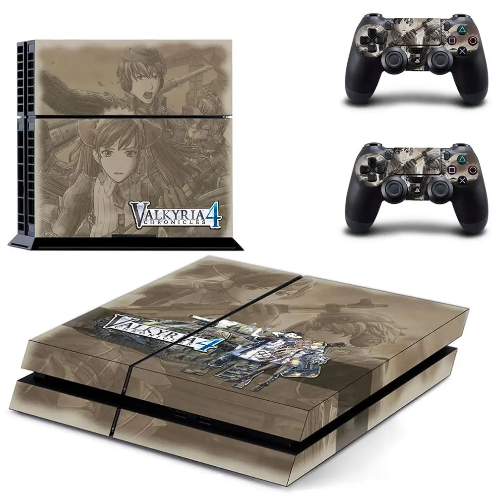 Наклейка для PS4 Valkyria Chronicles 4 виниловая кожа PS 4 наклейка s Play station 4 наклейки крышка Pegatinas Adesivos для консоли playstation 4 и 2 контроллера - Цвет: GYTM1814