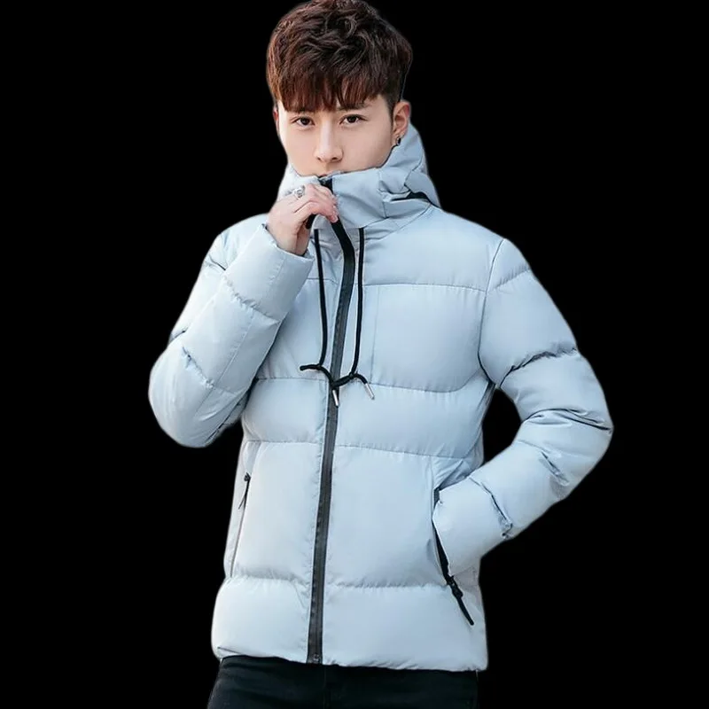 Fashion Winter Men Parka Outerwear High Quality White Duck Thick Down Jacket men coat Snow parkas male Warm Brand Coat