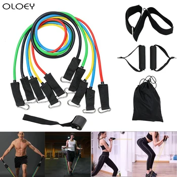 

Fitness Equipment Gym Sport Latex Resistance Bands Crossfit Training Body Exercise Yoga Tubes Pull Rope Chest Expander Pilates