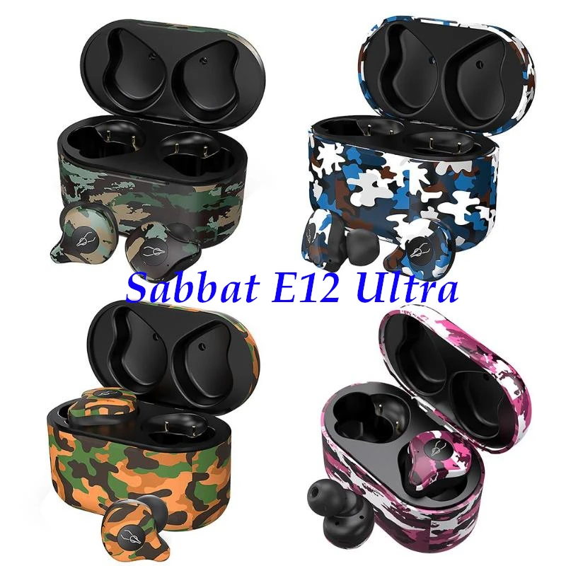 Sabbat E12 ультра шумоподавляющие наушники Ультра Беспроводные Bluetooth 5,0 наушники APTX 3D стерео без потерь HIFI музыкальная мини-гарнитура