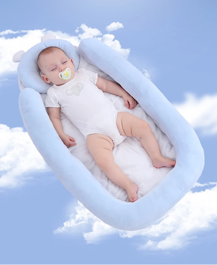 AAG портативная детская кроватка позиционирующая Подушка Детское гнездо кроватка Колыбель для новорожденных спальный матрас для пеленания