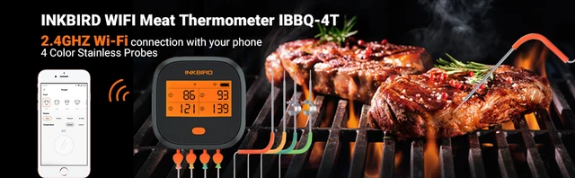 Inkbird WiFi Meat Thermometer IBBQ-4T Replacement Colored Probe 4