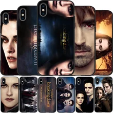 Funda de teléfono negra de silicona suave de la parte del amanecer de la Saga del crepúsculo para iPhone 5 5S SE 6 7 8 X XR XS Max 11 PRO Max