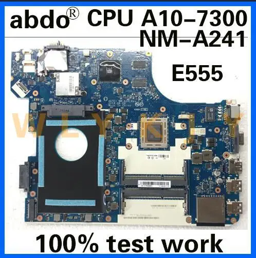 Материнская плата aato1 для Lenovo ThinkPad E555 материнская ноутбука FRU 04X5633 ЦП DDR3 100%