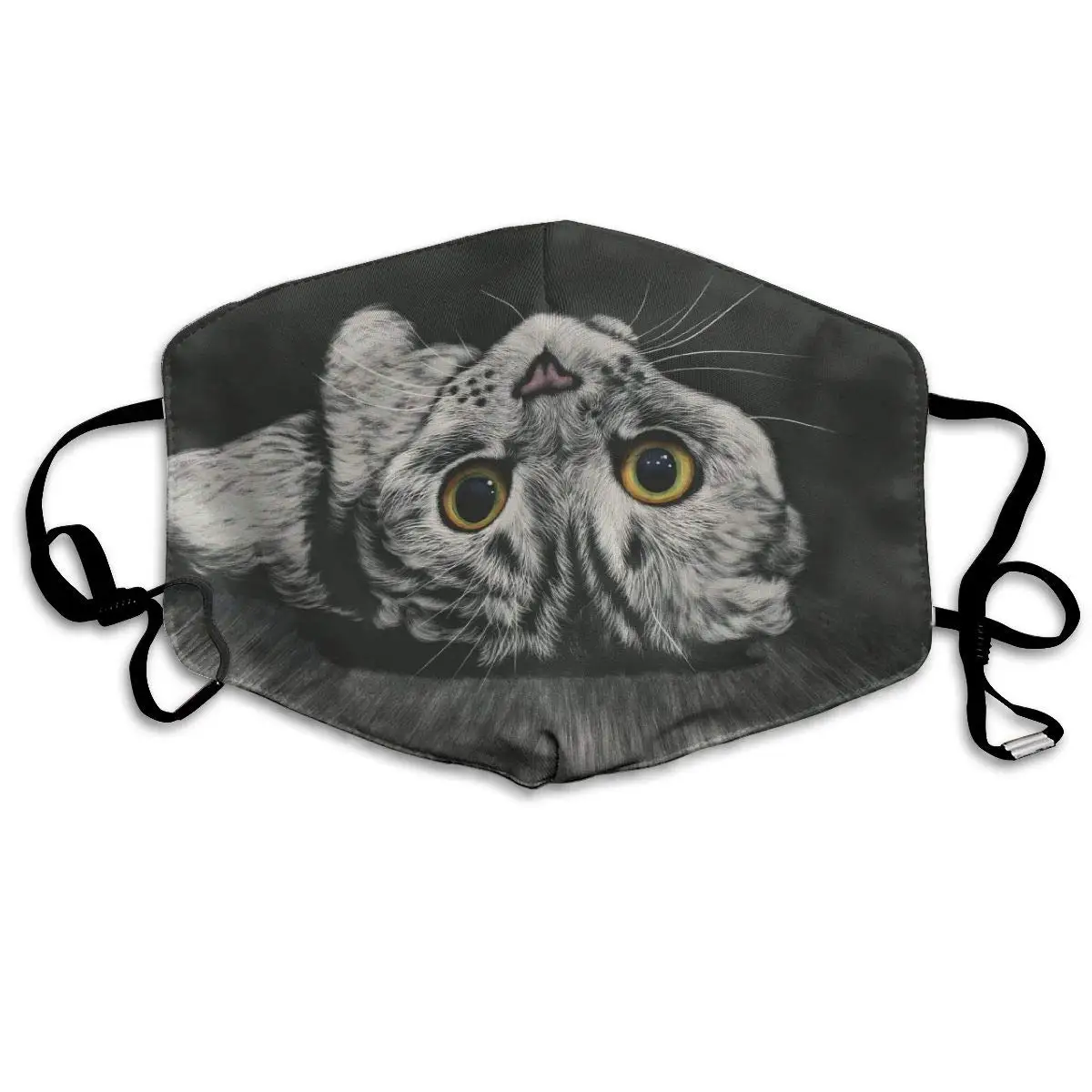 

Cats Painting Art Washable Reusable Mask, Cotton Anti Dust Half Face Mouth Mask For Kids Teens Men Women With Adjustable Ear