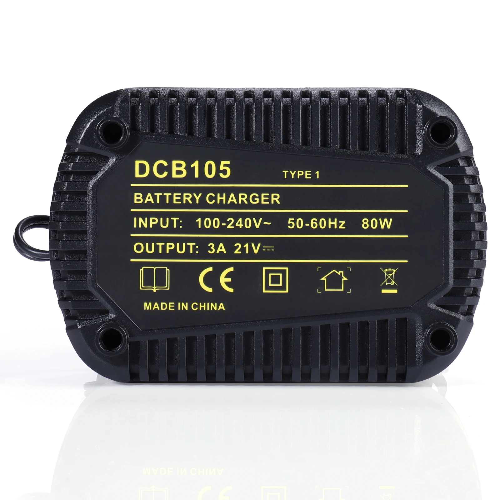 Carregador de Bateria para Dewalt Dcb206 Dcb205 Dcb201 Dcb203 - Carregador Dcb101 Dcb107 Dcb112 Dcb115 Dcb105 Dcb180 Dcb120 Dcb127 Dcb200 - Image 2