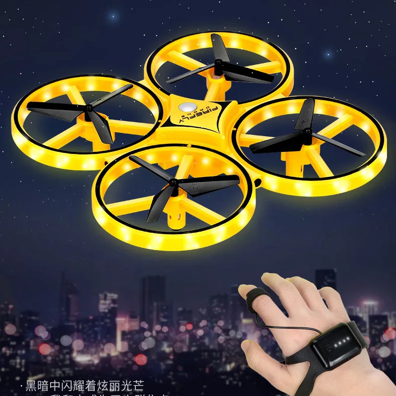 

Douyin Hot Selling Smart Watch Unmanned Aerial Vehicle Gesture Induction Vehicle Remote Control Aircraft Suspension Boy Toy
