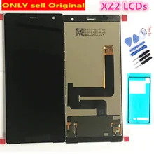 100% oryginalny czujnik szkła IPS wyświetlacz LCD 10 ekran dotykowy Digitizer zgromadzenie dla Sony Xperia XZ2 H8216 H8266 H8276