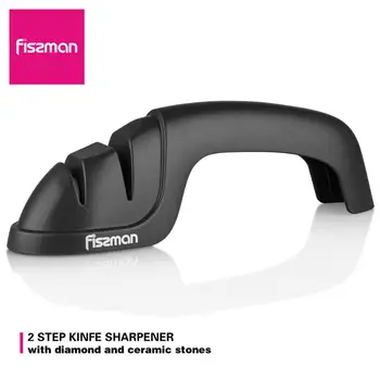 

Fissman Knife Sharpener Grinder knives Diamond Ceramic Stone Kitchen Tool