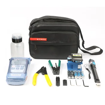 

FTTH Fiber Optic Tool Kit with Fibra Optica Power Meter Visual Fault Locator