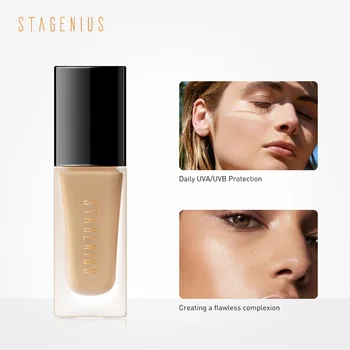 

11Color STAGENIUS Face Foundation Stick Makeup Matte Full Coverage Liquid Smooth Concealer Waterproof Base Foundation