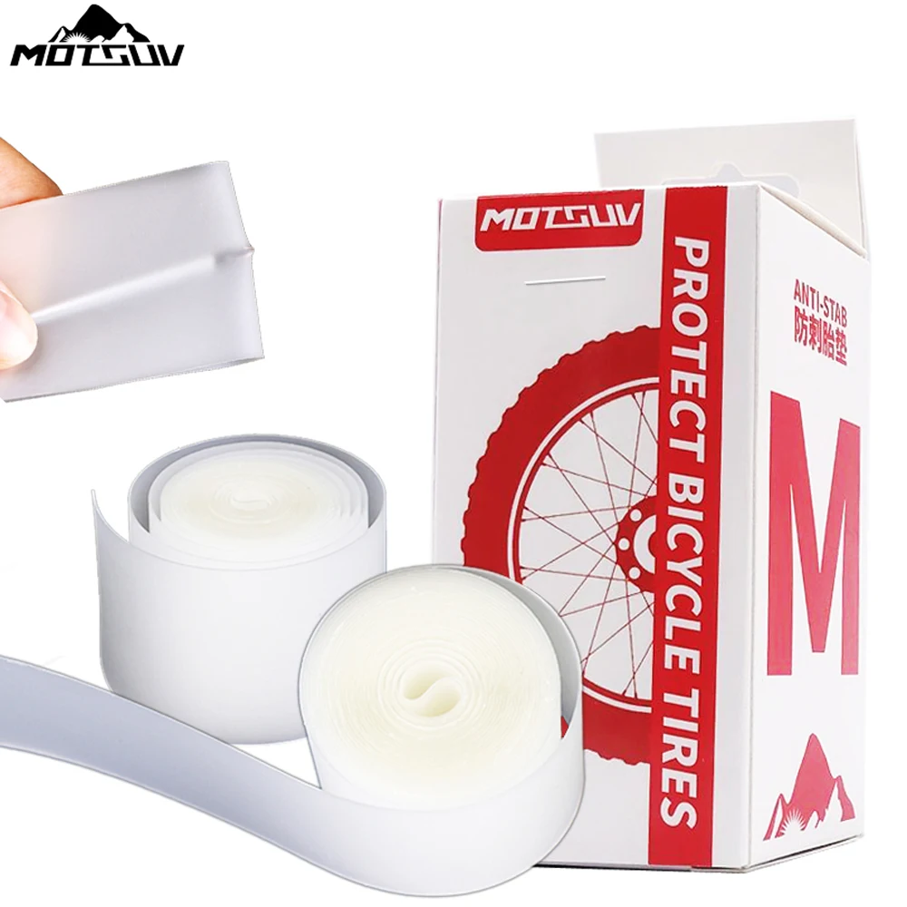 MOTSUV-almohadilla para neumáticos resistente a la Forro de llanta de bicicleta, almohadilla para ruedas de 700C, 20, 26 ", 27,5" y 29er, 2 uds.