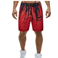 Short décontracté pour hommes, survêtement court imprimé à la mode, cordon de serrage, Hip Hop, Slim, grande taille, été, 2022, 2021 