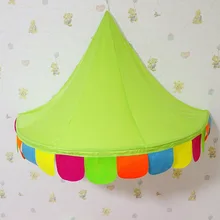 Детская Крытая кровать, палатка, штора для кроватки, для чтения в помещении, угловая декорация, полупалатка