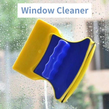 

Magnetic Window Cleaner Glass Brush Tool Double Side Glass Wiper Algae Scraper Brush Kit Household Cleaning Tools Accessories