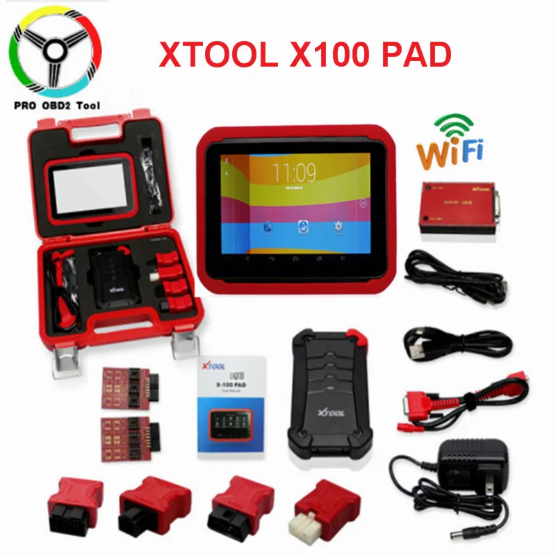 Новейший оригинальный XTOOL X100 PAD Авто ключ программист X 100 обновление онлайн EEPROM