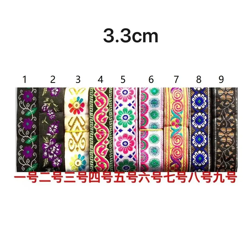 

Жаккардовая лента в этническом народном стиле, 3,3 см, жаккардовая лента, лента для одежды, лента для обуви, сумка-лента, QC0615A