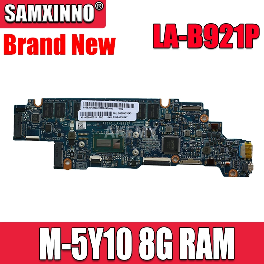 LA-B921P материнская плата для ноутбука Lenovo YOGA 3-11 оригинальная 8GB-RAM M-5Y10 CPU |