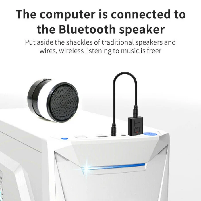 Bluetooth 5,0 аудио передатчик приемник USB адаптер для ТВ ПК автомобильный динамик ноутбука OUJ99
