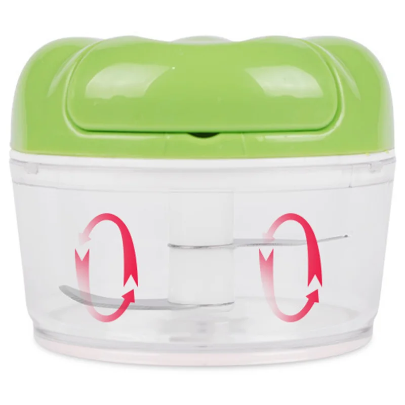 

-Chopper Garlic Cutter Vegetable Fruit Twist Shredder Manual Meat Grinder