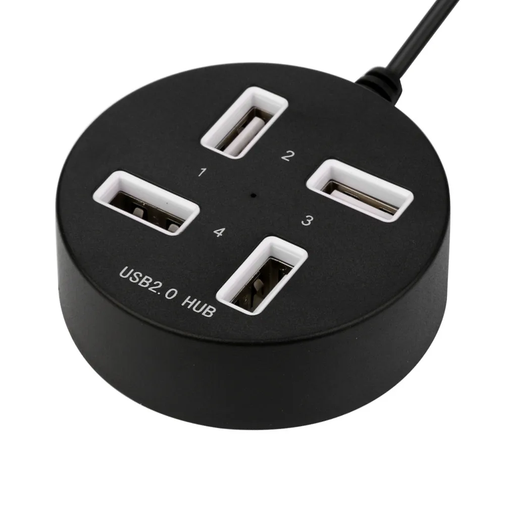 4 портовый USB 2 0 сплиттер концентратор с входным портом постоянного тока