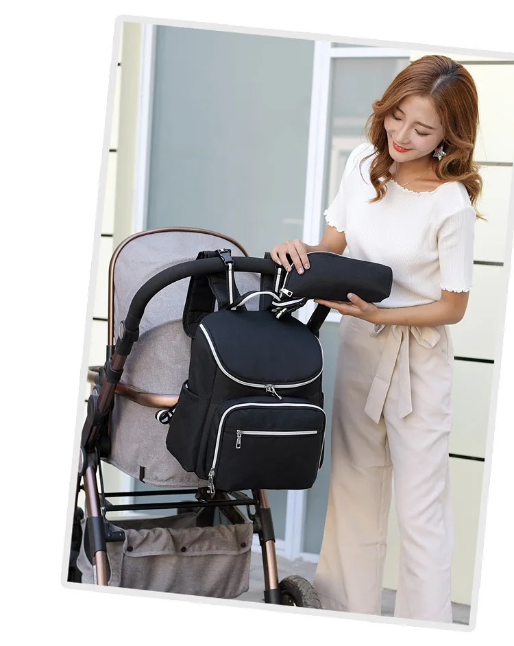 AliExpress с перекрестной каймой новая стильная женская сумка большой емкости Мумия рюкзак на плечо многофункциональная сумка поколение Fa