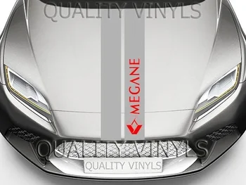 

For RENAULT MEGANE HOOD RACING STRIPES COUPE SPORT DECAL STICKERS GRAPHICS