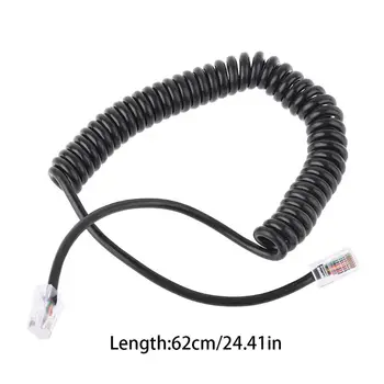 

8Pin RJ45 to RI45 Speaker Mic Cable Line for ICOM HM-98 HM-133 HM-133V HM-133S