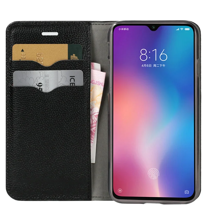 Флип чехол для телефона Xiaomi redmi Note 5 5A 6 7 8 Pro note 3 4X4 4x5 плюс 6a 7a 8a Litchi текстурный чехол|