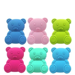 Cartoon Bear Baby Shower Brush Fast Foaming Silicone Scrubbing Artifact Body Massage Spa Brush Bathroom Accessory Bath Brush