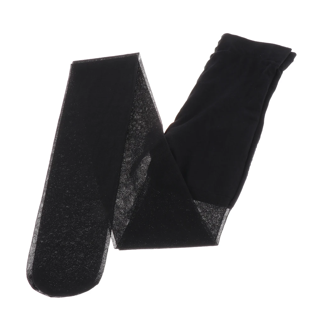 Womens Ultra Thin Pantyhose Leggings 20D Control Top Stretch Tight Black/Natural