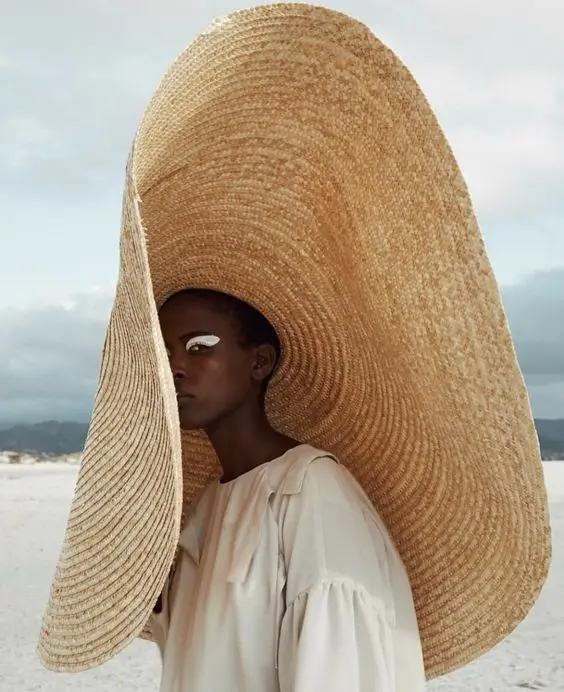 Fashion Large Sun Hat Beach Anti UV Sun 