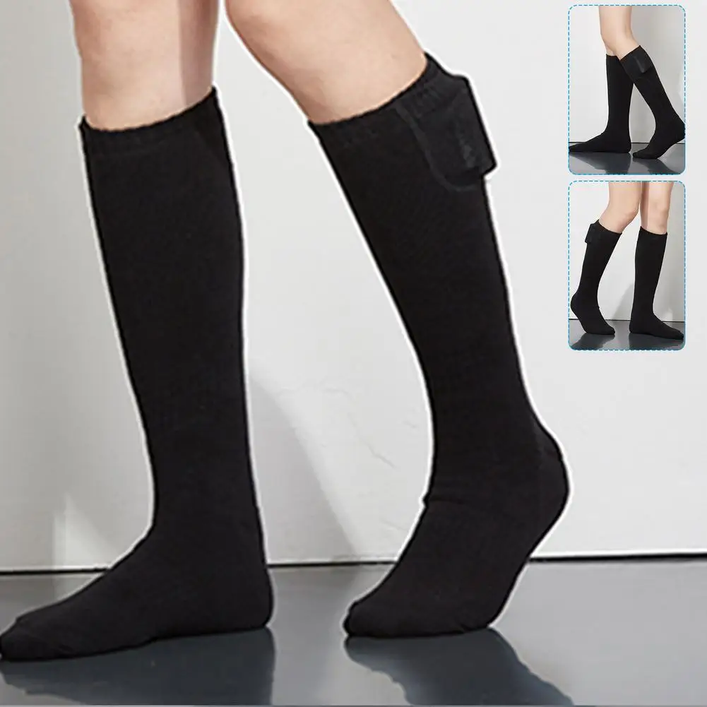Remote Control Heated Socks 4000 MAh Electric Heating Socks Women Men Sport Boot Feet Warmer Stocking Rechargable Battery