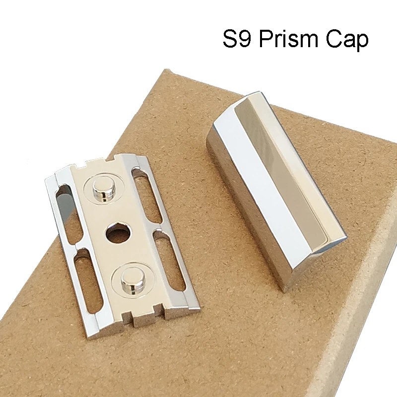 Dscosmetic S9 cncステンレス鋼ダブルエッジ安全かみそりヘッド