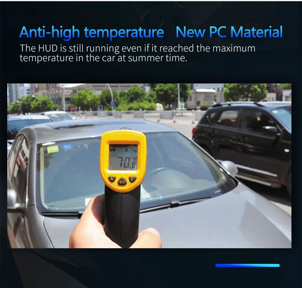 HUD D2500 дисплей автомобиля gps OBD OBD2 диагностический инструмент проектор Цифровой измеритель скорости автомобиля сигнализация безопасности