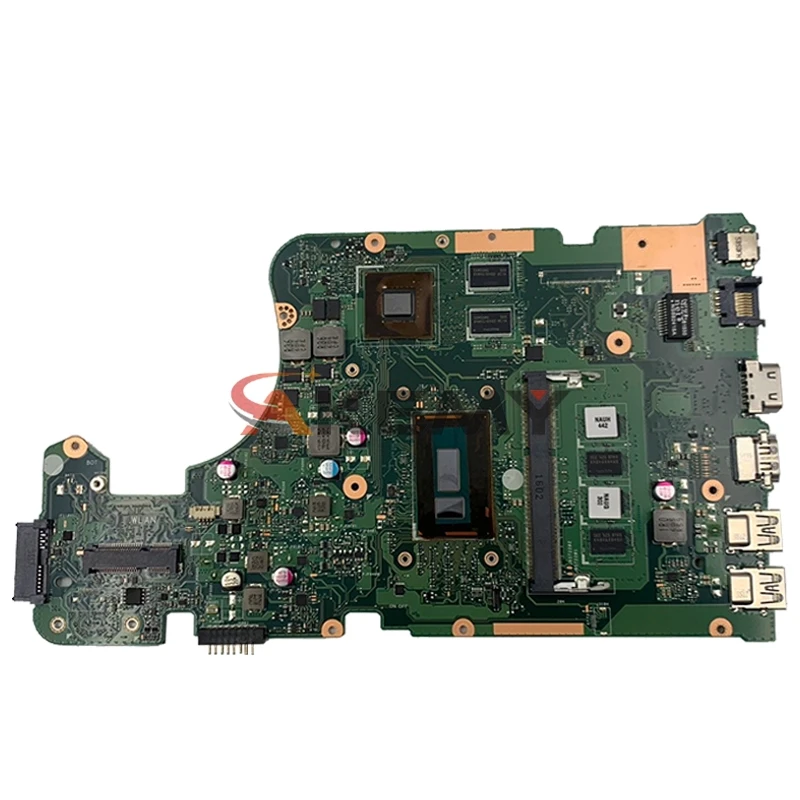 Tanie Akemy X555LD laptopa płyta główna do asusa X555LD X555LP X555L X555 Test na pokładzie płyty głównej płyta główna 4G RAM I7 4510U GT820M GT840