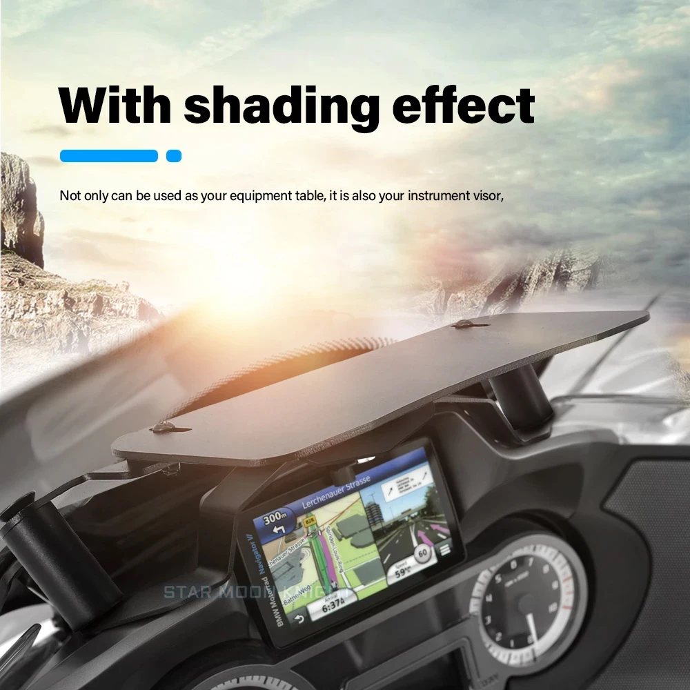 Stuurverhoger Motorfiets Voor Bmw Voor R1200RT Voor R1250RT 2014-2021 Motorfiets Mobiele Telefoon Riser Beugel Verlengstuk Gps Navigatie Beugel Klem Stuurverhoger (Maat : 2 pcs