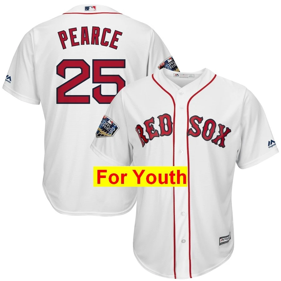 Youth Xander Bogaerts Boston David Ortiz Mookie Betts Andrew Benintendi Chris Sale David Price Jersey Bradley Jr World - Цвет: Youth