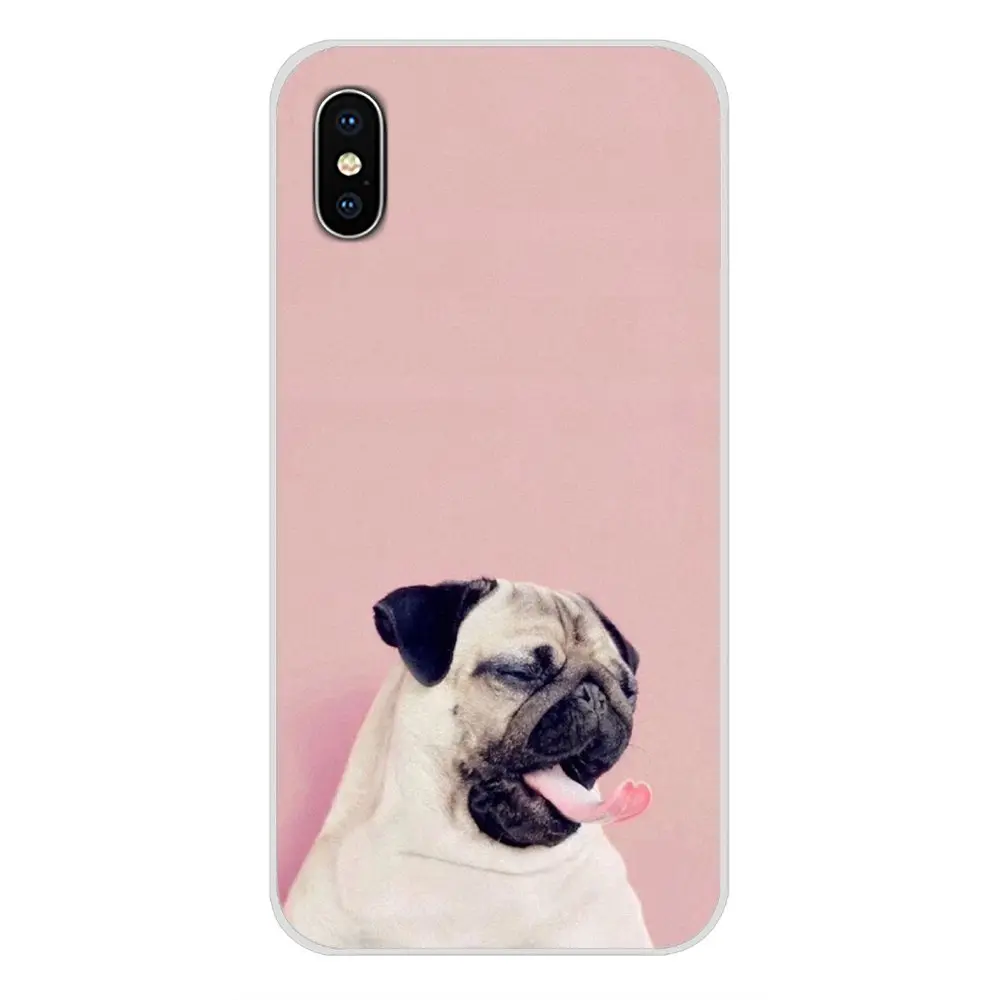 images 11 Для huawei Коврики Honor 4C 5C 5X6X7 7A 7C, 8, 9, 10, 8C 8X20 Lite Pro Аксессуары телефон оболочки чехлы животных милая собака мопс - Цвет: images 11