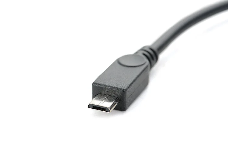 20 см мини USB Женский к Micro USB Мужской Разъем Кабель передачи данных для телефонов MP3 MP4 0,1 м черный цвет