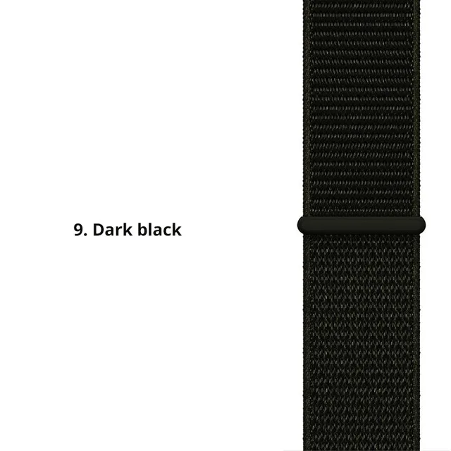 22 мм 20 мм нейлоновый ремешок для samsung gear S3 Frontier/Classic для gear S2 классические спортивные петли полосы легкие дышащие - Цвет ремешка: Dark Black
