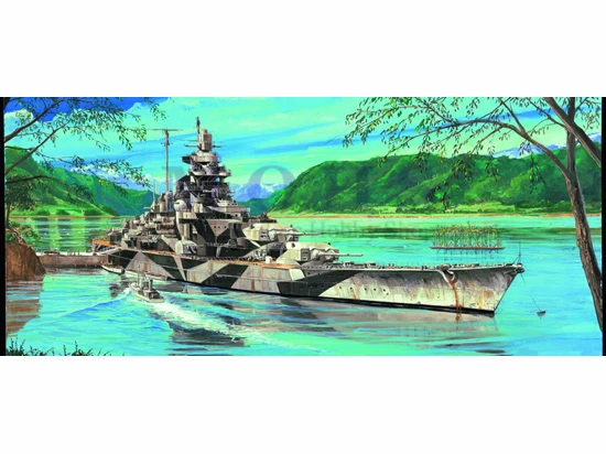 Масштабная модель Trumpeter 1/700 масштабная корабль 05712 Германия TIRPITZ линкор 1944 Сборная