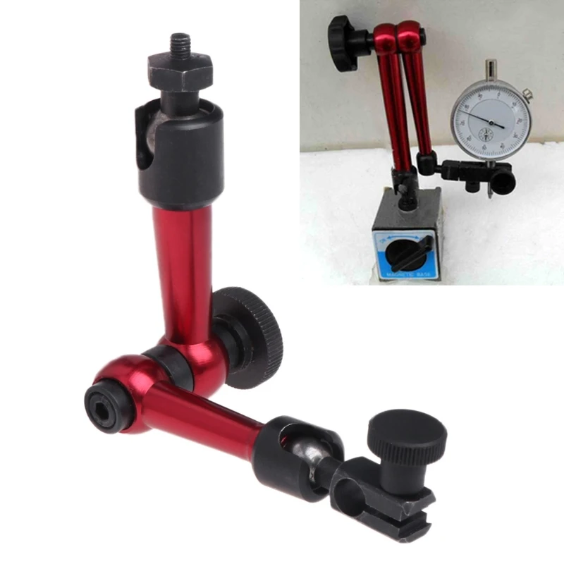 

0.01mm Accuracy Leverage Dial Indicator Shockproof Magnetic Stand Base Holder Dial Test Comparator For Equipment Calibration