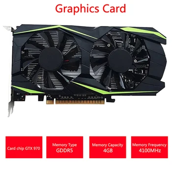 

1set New PC Computer Desktop Graphics Card GTX970 4GB DDR5 128Bit Video Graphics Card Gaming With CD drive