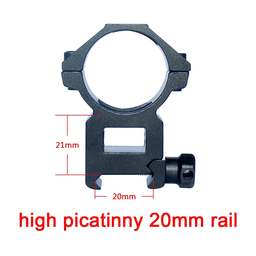 high picatinny 20mm Оригинальное Обнаружение ED 6-24x50 SFIR FFP использование чрезвычайно низкие хроматические дисперсионные очки подходят для охотничьего прицела - Цвет: high picatinny 20mm