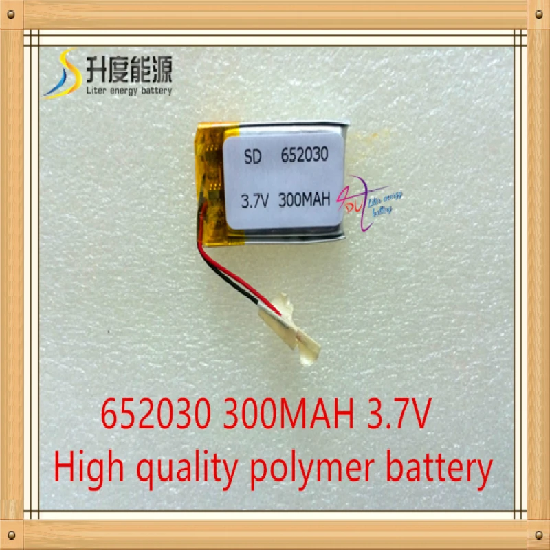 Новая литиевая батарея 652030P 3 7 V 300mah используется для mp3 mp4|for mp3|battery 3.7v 300mahbattery |