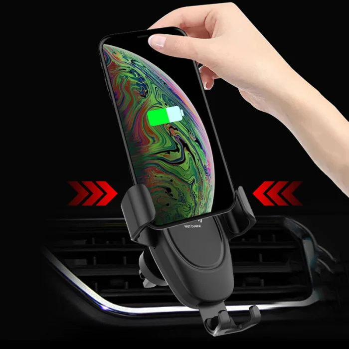 Car Mobile Phone Wireless Charger Holder Bracket 360 Degree Rotating Portable for Driving NC99